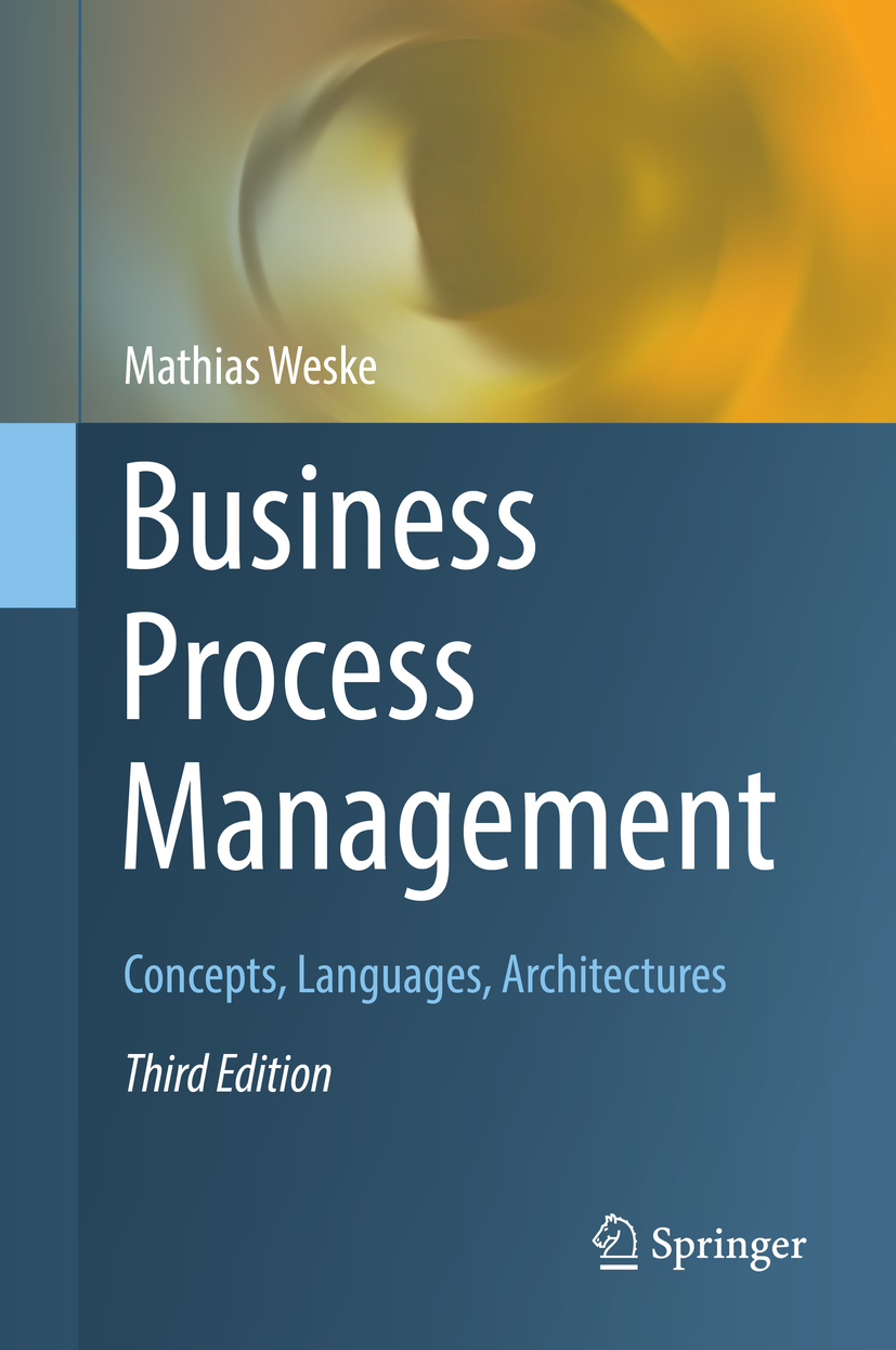 Cover BPM Textbook 3rd ed. by Mathias Weske